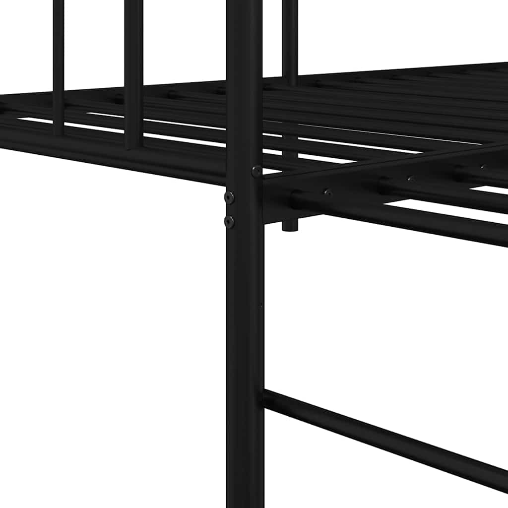 Dagsengramme Sort 107 x 203 cm Stål