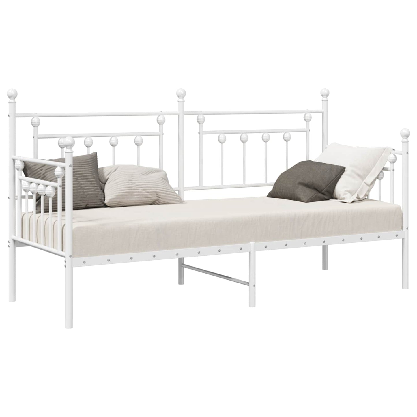 Dagsengramme Hvid 75 x 190 cm Stål