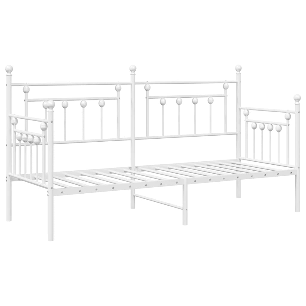 Dagsengramme Hvid 75 x 190 cm Stål