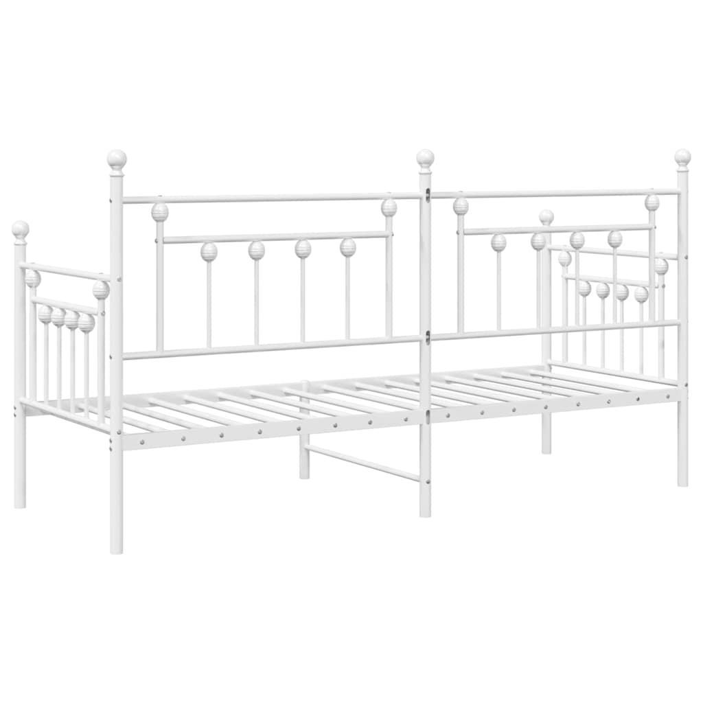 Dagsengramme Hvid 75 x 190 cm Stål