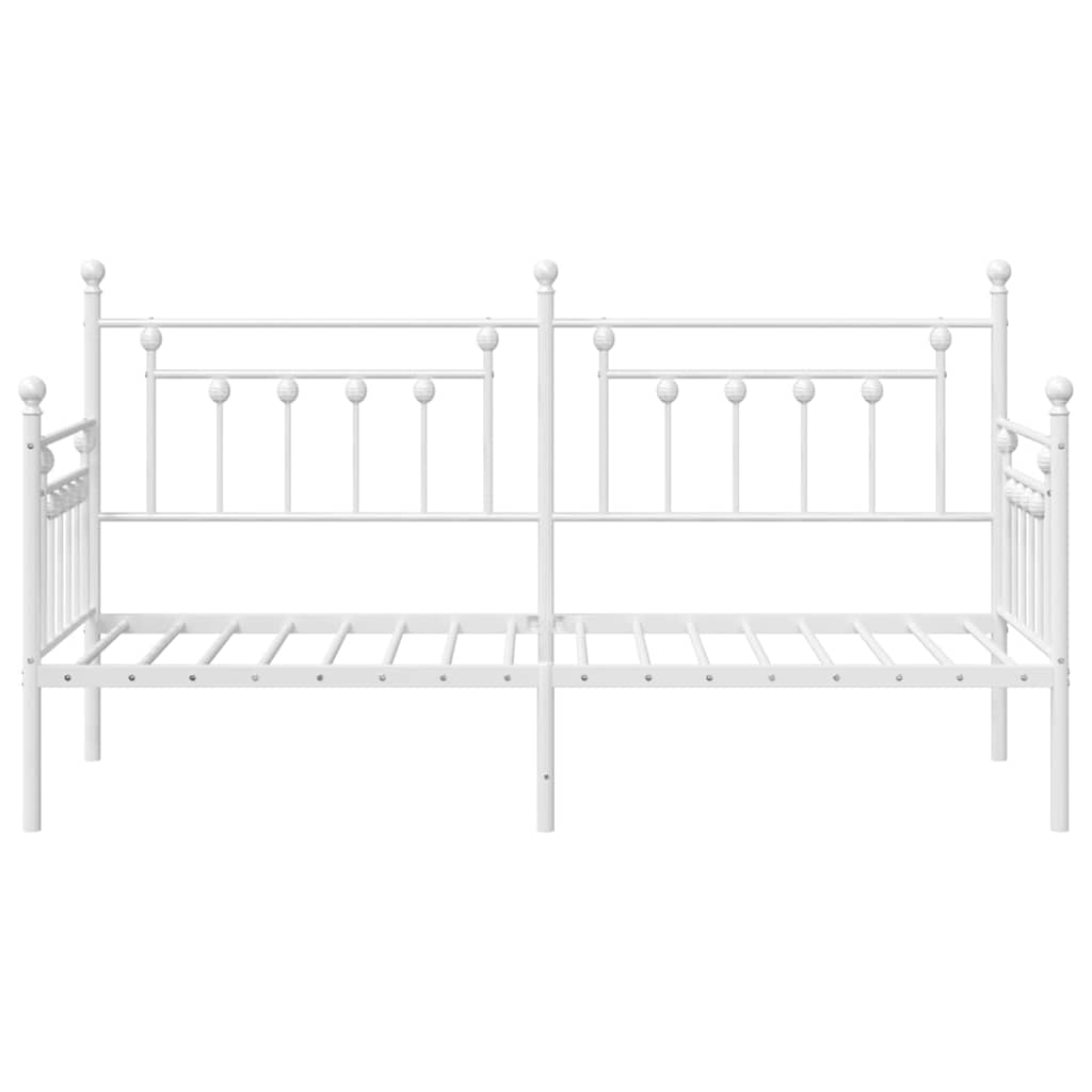 Dagsengramme Hvid 75 x 190 cm Stål
