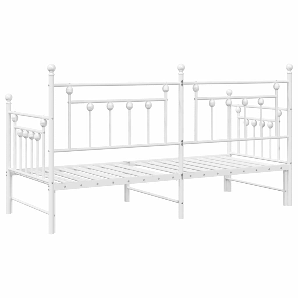 Dagsengramme Hvid 75 x 190 cm Stål