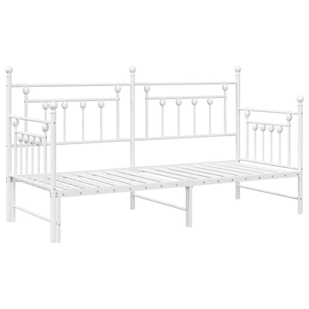 Dagsengramme Hvid 80 x 200 cm Stål