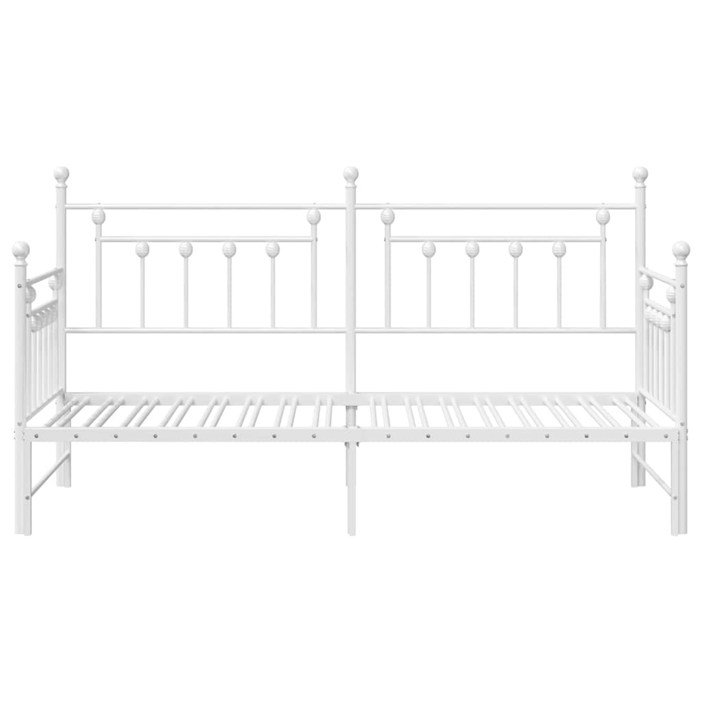 Dagsengramme Hvid 80 x 200 cm Stål