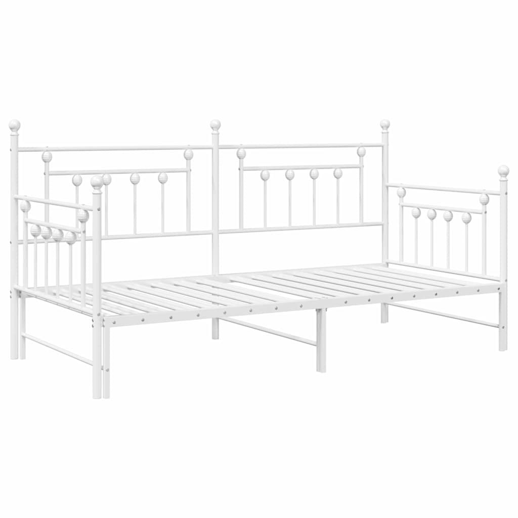 Dagsengramme Hvid 90 x 190 cm Stål