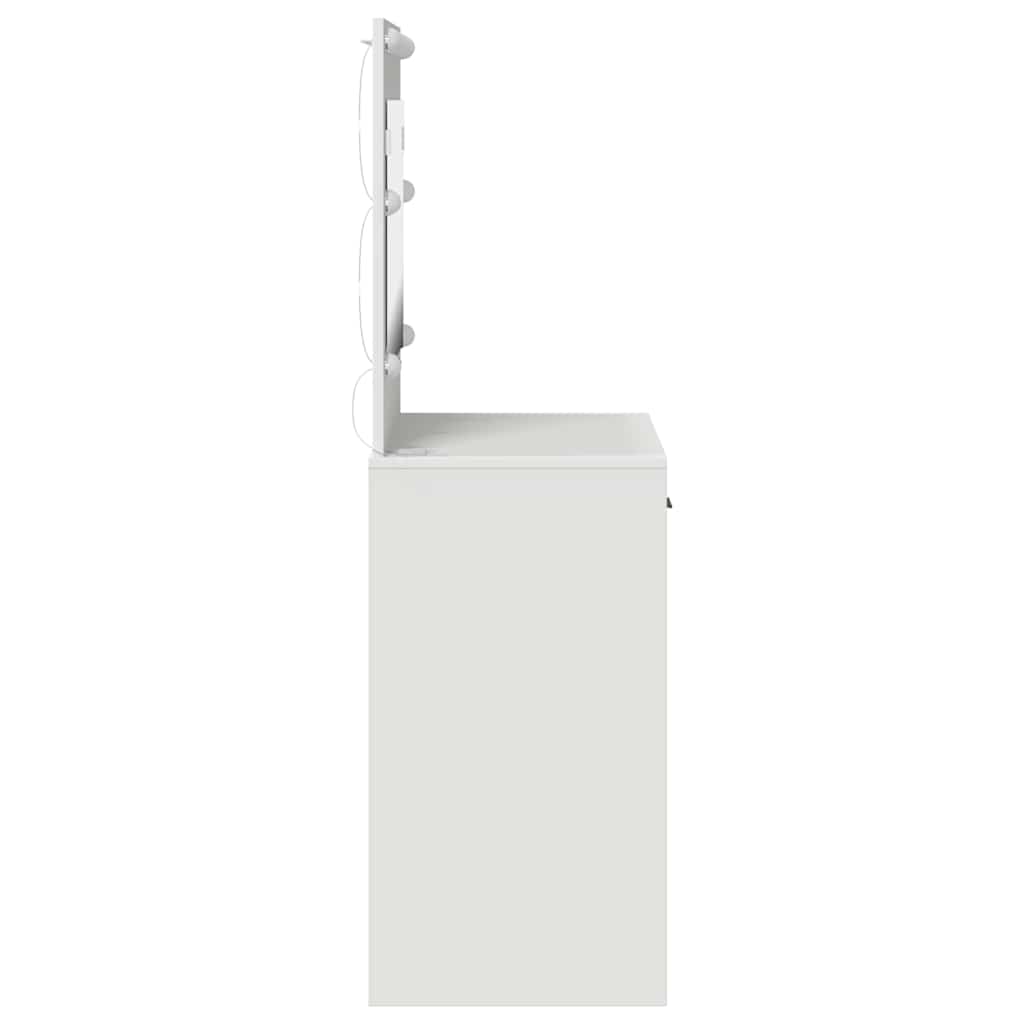 Klædeskab Hvid 78,5 x 41 x 135 cm Konstrueret træ