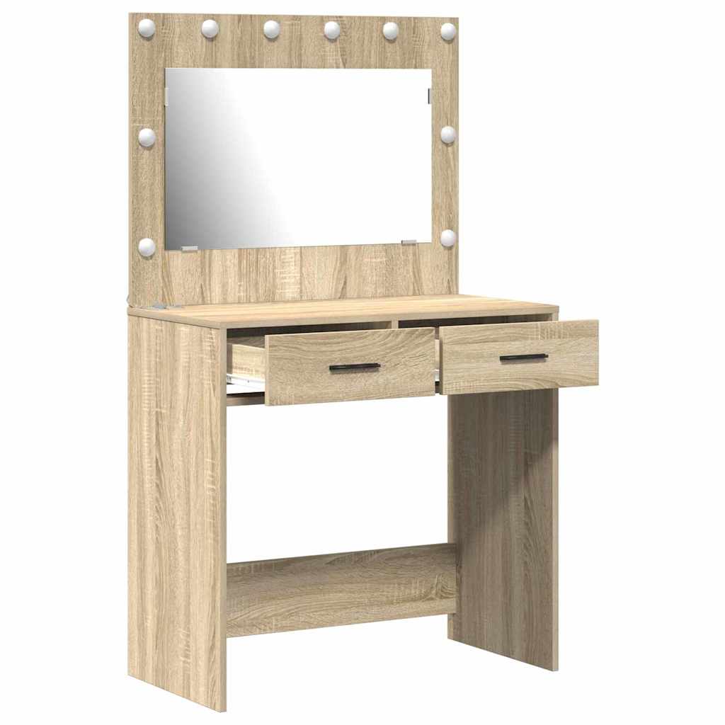 Klædeskab Sonoma eg 78,5 x 41 x 135 cm Konstrueret træ