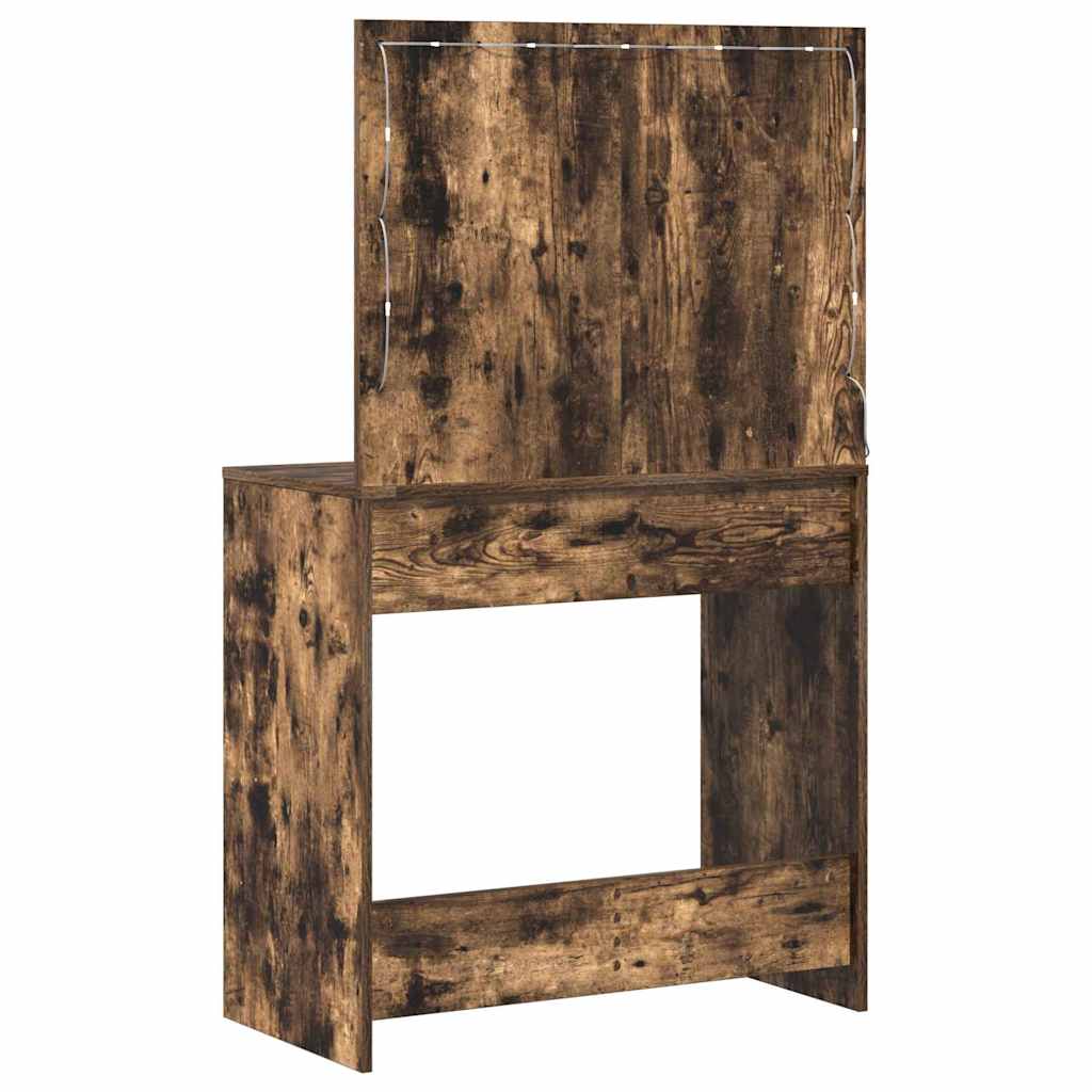Klædeskab Røget eg 78,5 x 41 x 135 cm Konstrueret træ