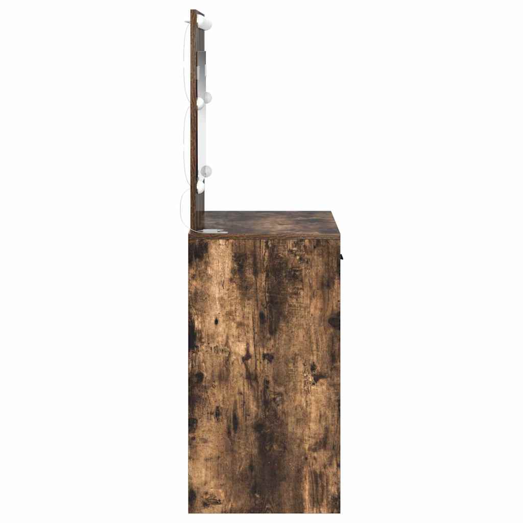 Klædeskab Røget eg 78,5 x 41 x 135 cm Konstrueret træ