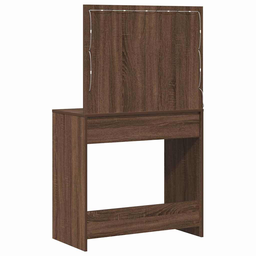 Klædeskab Brun eg 78,5 x 41 x 135 cm Konstrueret træ