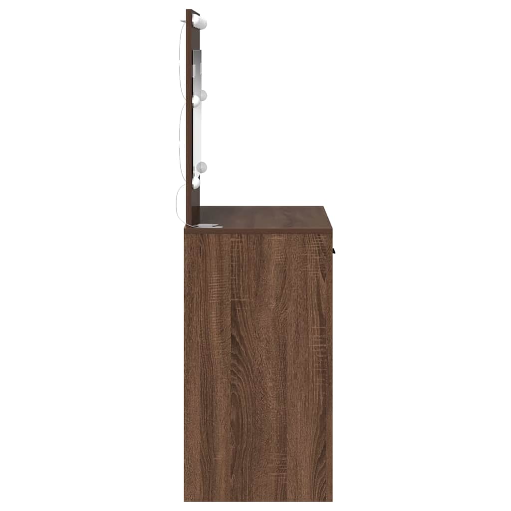 Klædeskab Brun eg 78,5 x 41 x 135 cm Konstrueret træ