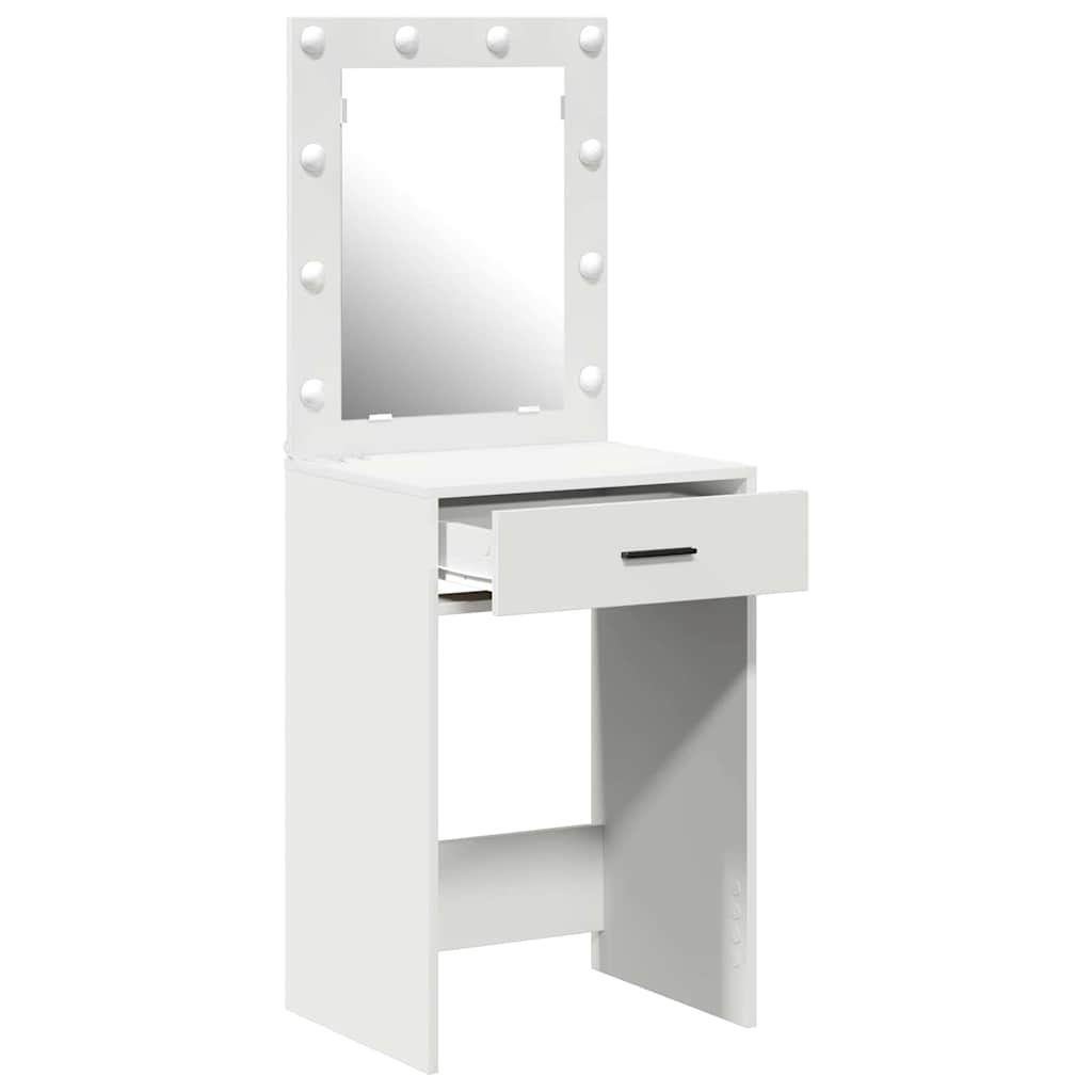 Klædeskab Hvid 50 x 41 x 135 cm Konstrueret træ