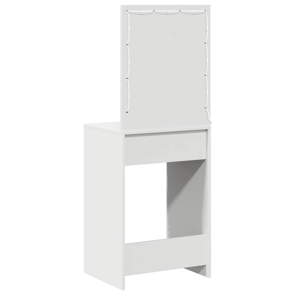 Klædeskab Hvid 50 x 41 x 135 cm Konstrueret træ