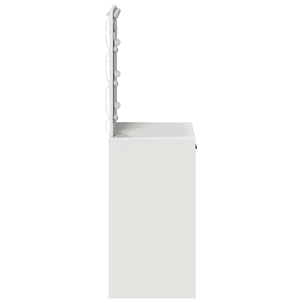 Klædeskab Hvid 50 x 41 x 135 cm Konstrueret træ