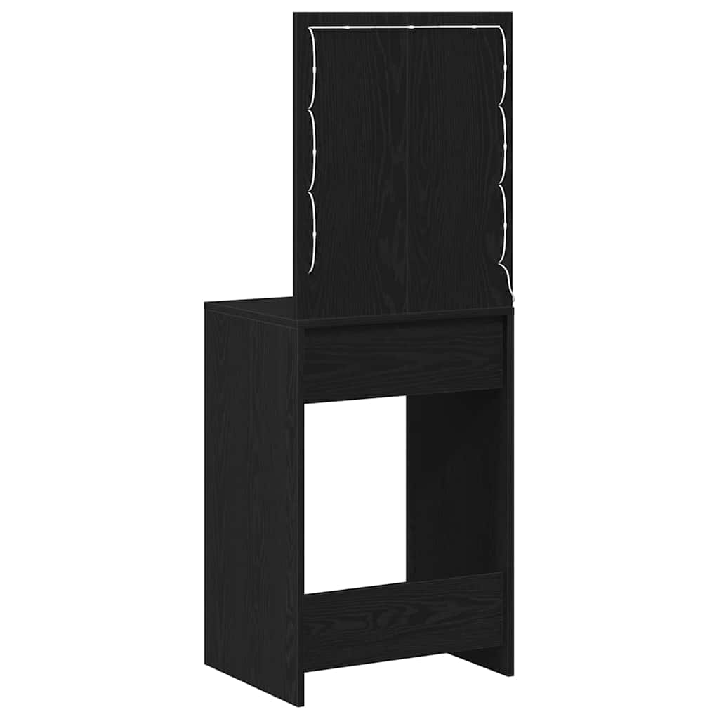 Klædeskab Sort eg 50 x 41 x 135 cm Konstrueret træ