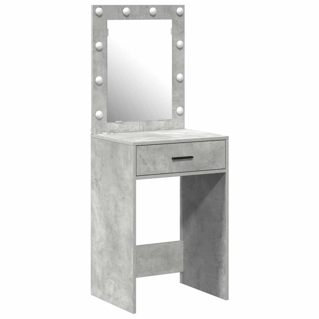 Klædeskab Beton Grå 50 x 41 x 135 cm Konstrueret træ