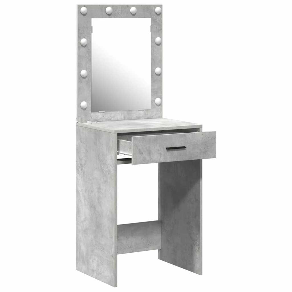 Klædeskab Beton Grå 50 x 41 x 135 cm Konstrueret træ