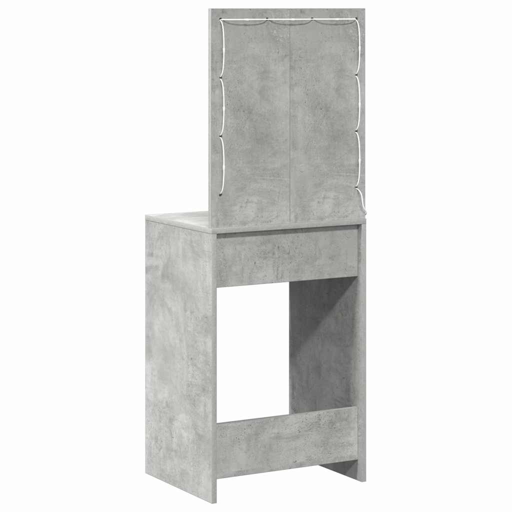 Klædeskab Beton Grå 50 x 41 x 135 cm Konstrueret træ