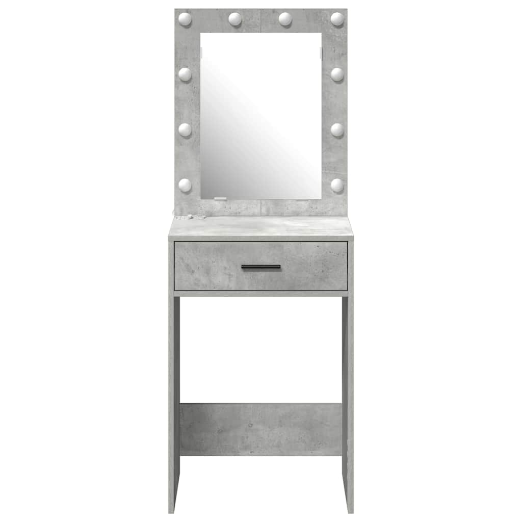 Klædeskab Beton Grå 50 x 41 x 135 cm Konstrueret træ