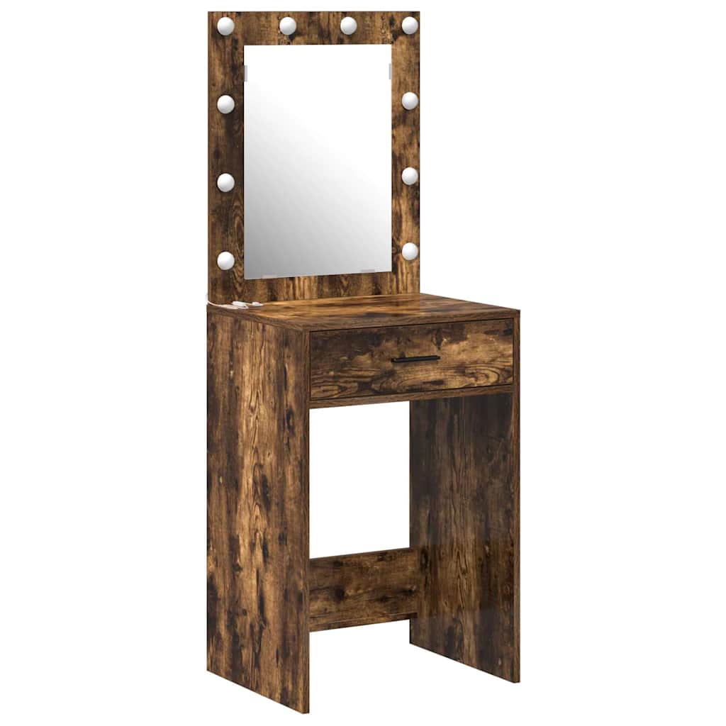 Klædeskab Røget eg 50 x 41 x 135 cm Konstrueret træ