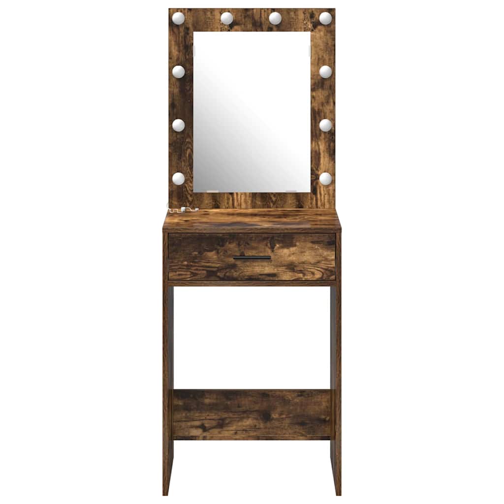 Klædeskab Røget eg 50 x 41 x 135 cm Konstrueret træ