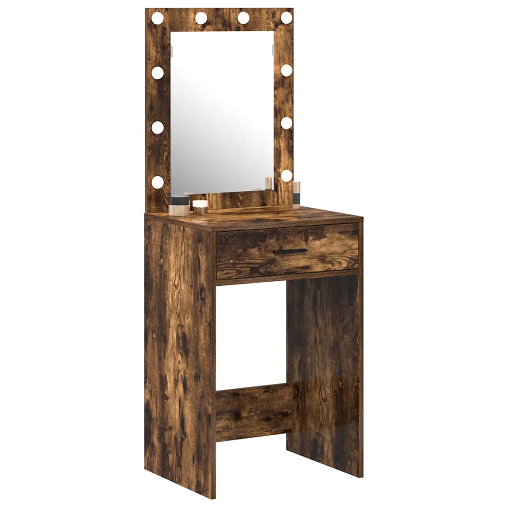 Klædeskab Røget eg 50 x 41 x 135 cm Konstrueret træ