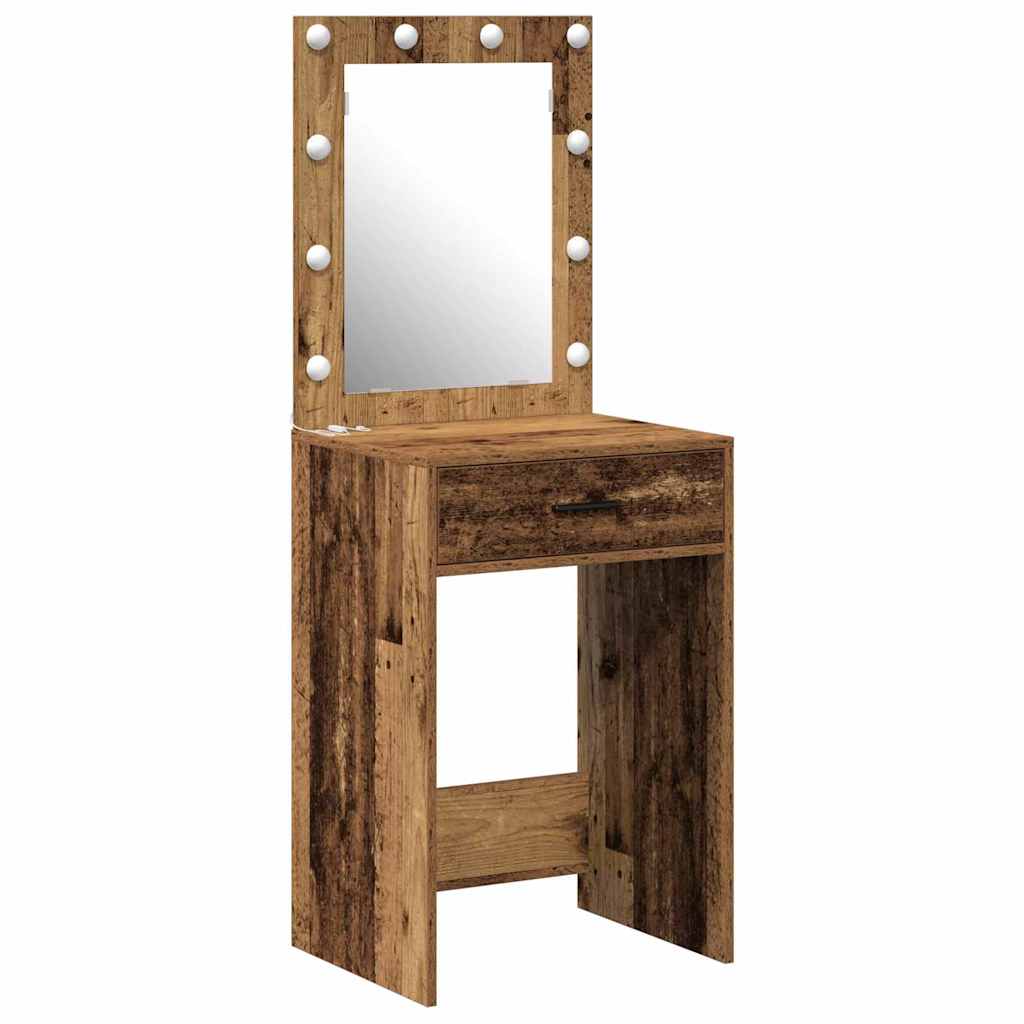 Klædeskab Gammelt træ 50 x 41 x 135 cm Konstrueret træ