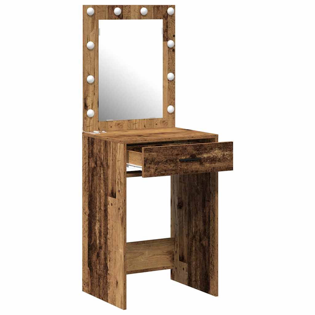 Klædeskab Gammelt træ 50 x 41 x 135 cm Konstrueret træ
