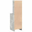 Highboard Betongrå 40 x 41 x 135 cm Konstrueret træ