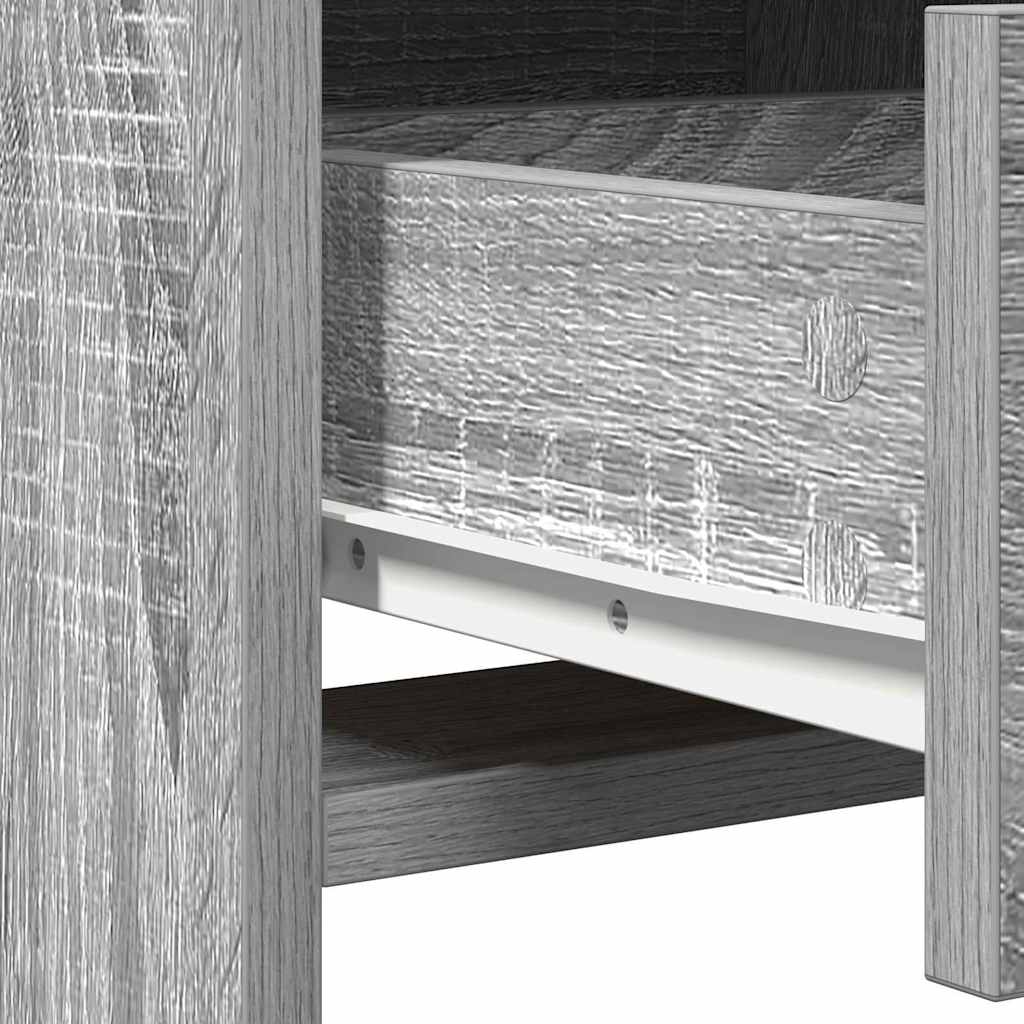 Highboard Grå sonoma-eg 40 x 41 x 135 cm Konstrueret træ