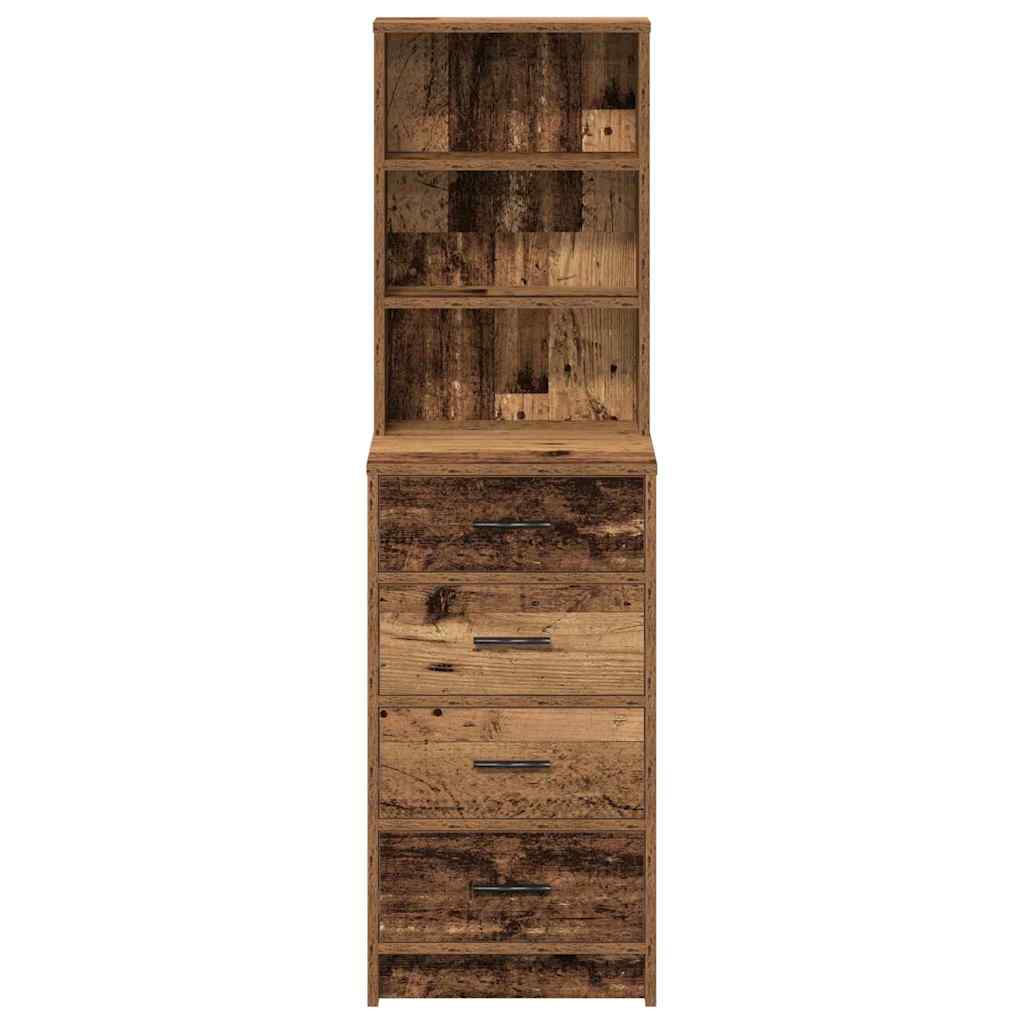 Highboard Gammelt træ 40 x 41 x 135 cm Konstrueret træ