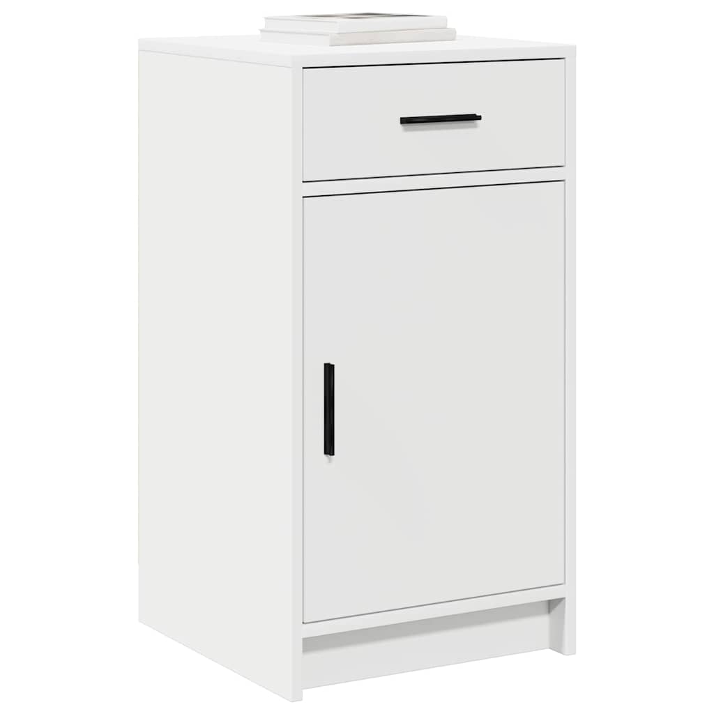 Sideboard Hvid 40 x 40.5 x 75 cm Konstrueret træ