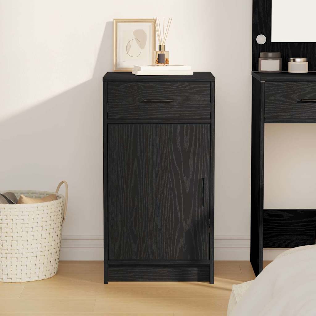 Sideboard Sort eg 40 x 40.5 x 75 cm Konstrueret træ
