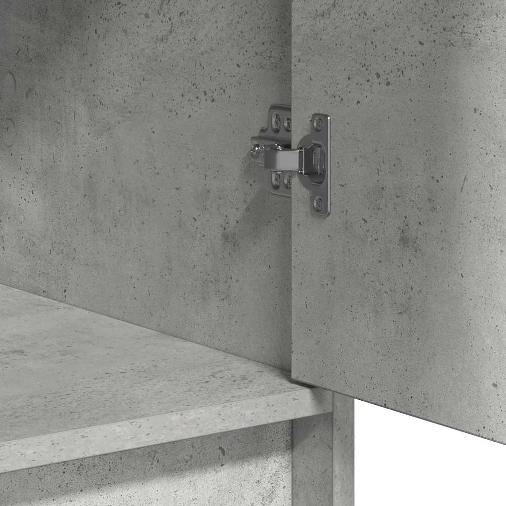 Sideboard Beton Grå 40 x 40.5 x 75 cm Konstrueret træ