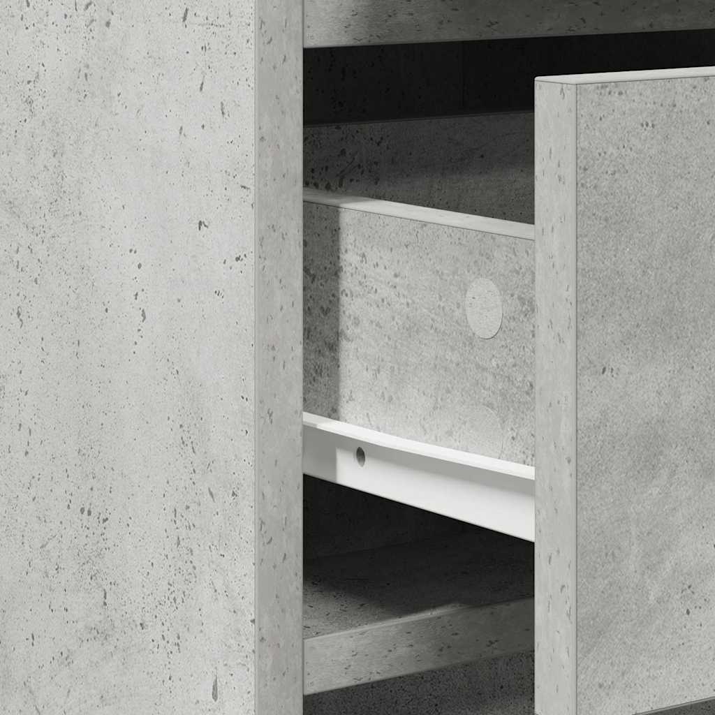 Sideboard Beton Grå 40 x 40.5 x 75 cm Konstrueret træ
