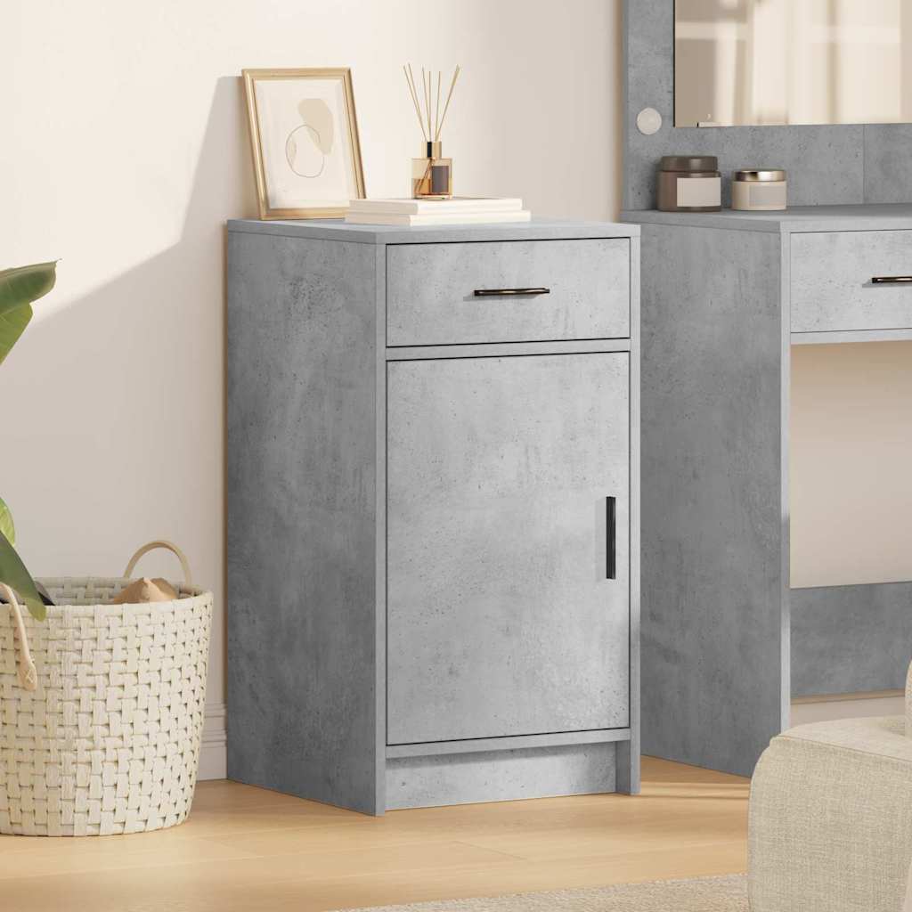 Sideboard Beton Grå 40 x 40.5 x 75 cm Konstrueret træ