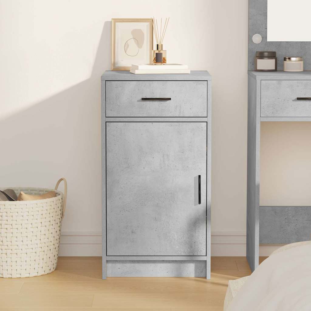 Sideboard Beton Grå 40 x 40.5 x 75 cm Konstrueret træ