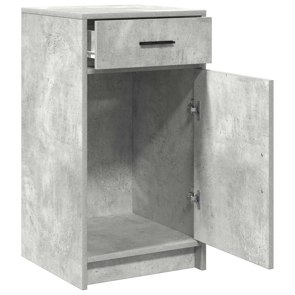 Sideboard Beton Grå 40 x 40.5 x 75 cm Konstrueret træ