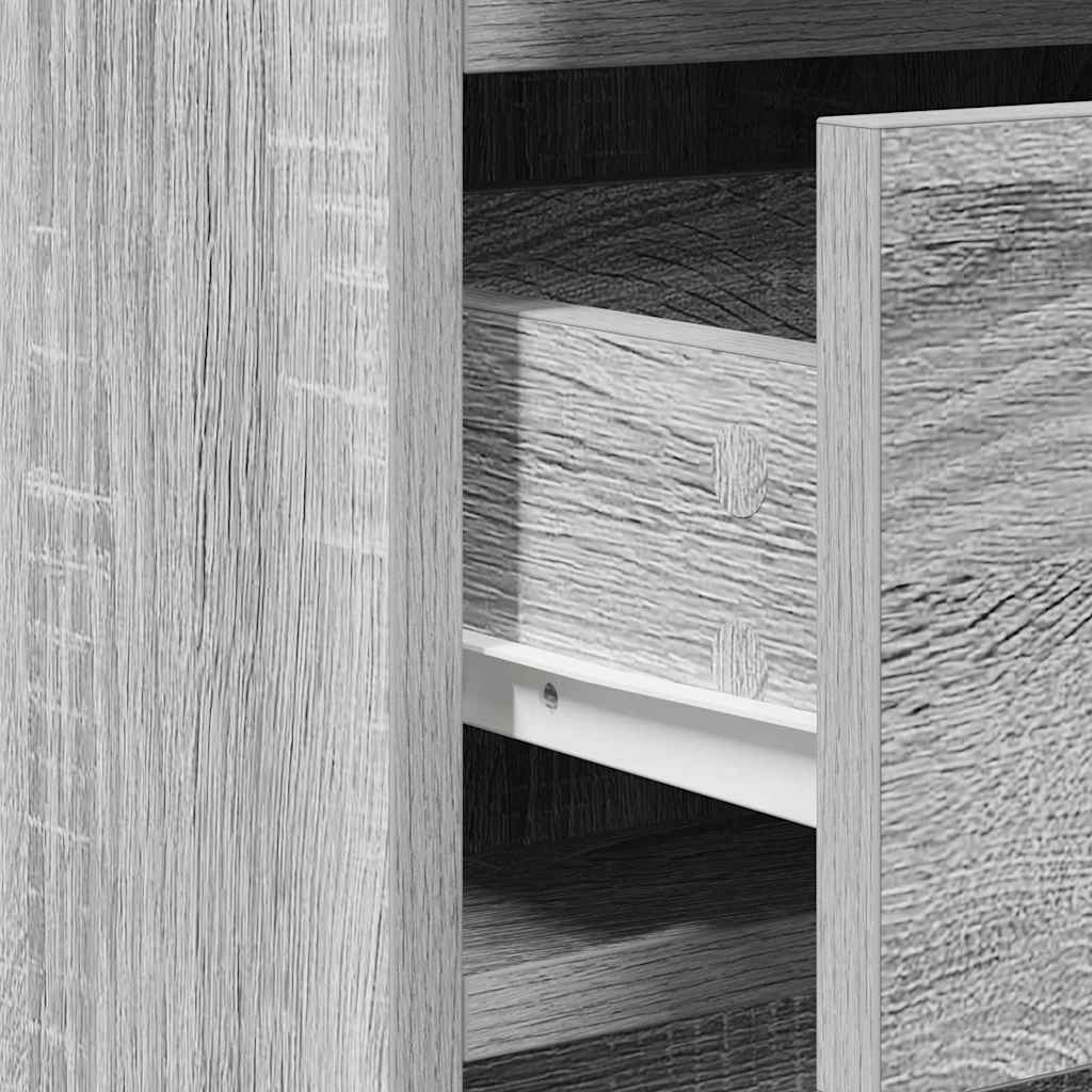 Sideboard Grå Sonoma 40 x 40.5 x 75 cm Konstrueret træ