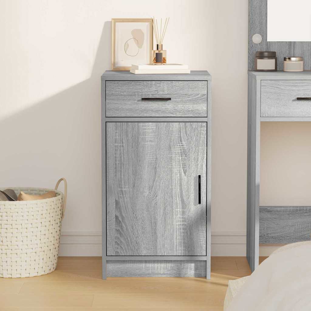 Sideboard Grå Sonoma 40 x 40.5 x 75 cm Konstrueret træ