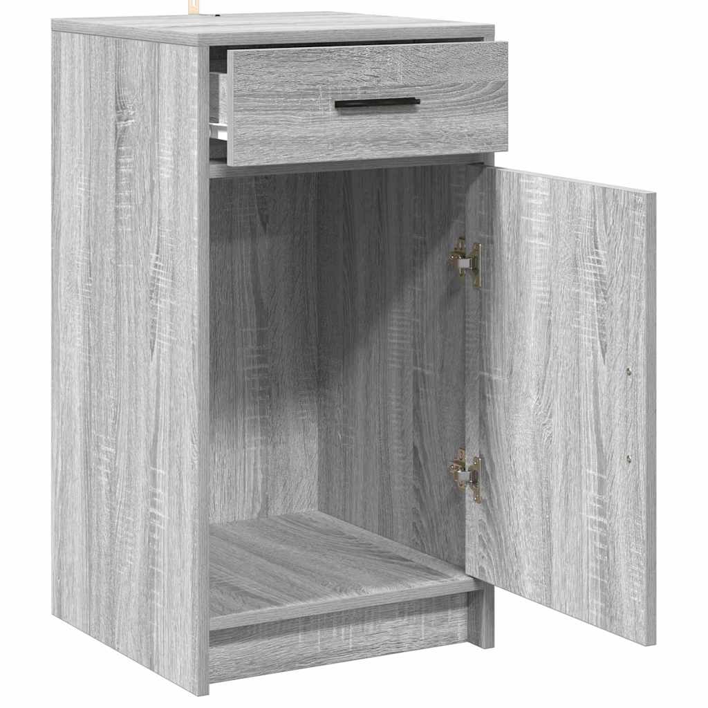 Sideboard Grå Sonoma 40 x 40.5 x 75 cm Konstrueret træ