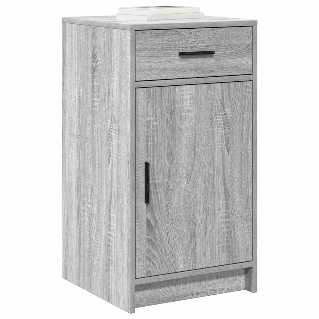 Sideboard Grå Sonoma 40 x 40.5 x 75 cm Konstrueret træ