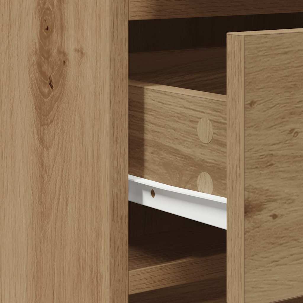 Sideboard Artisan Egetræ 40 x 40.5 x 75 cm Konstrueret træ