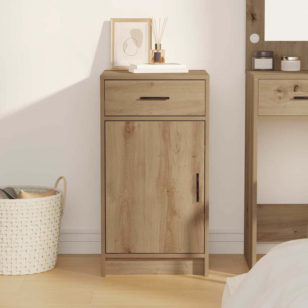Sideboard Artisan Egetræ 40 x 40.5 x 75 cm Konstrueret træ
