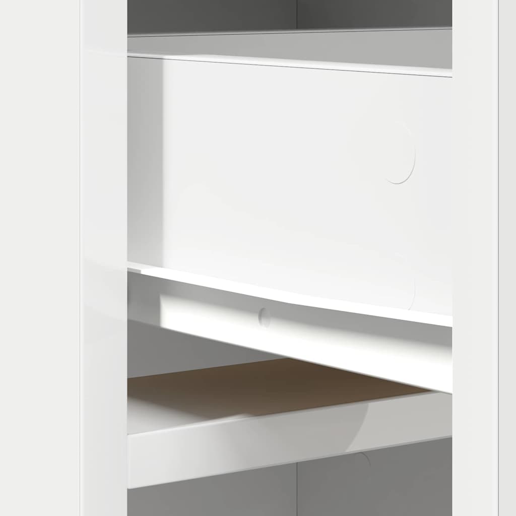 Highboard Hvid 41 x 40 x 135 cm Konstrueret træ