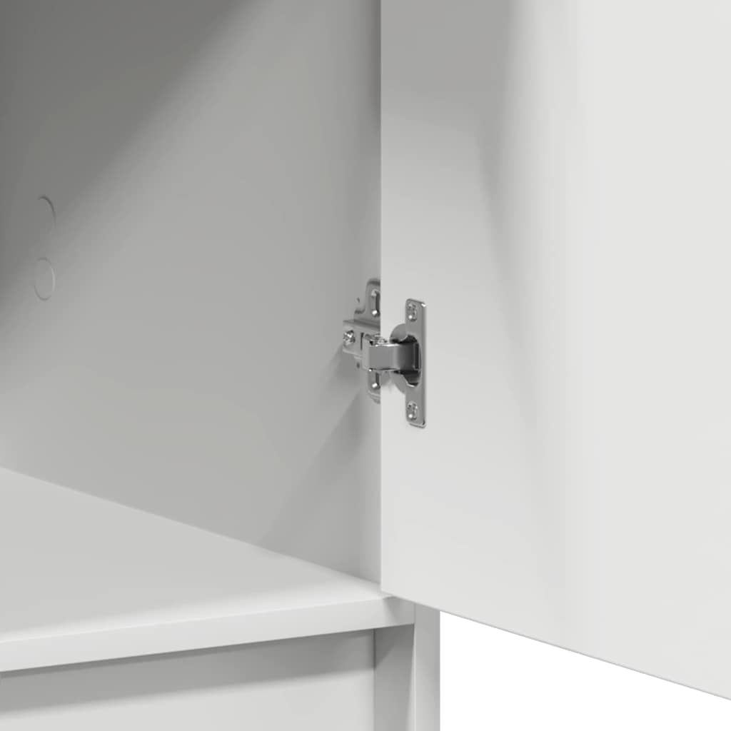 Highboard Hvid 41 x 40 x 135 cm Konstrueret træ