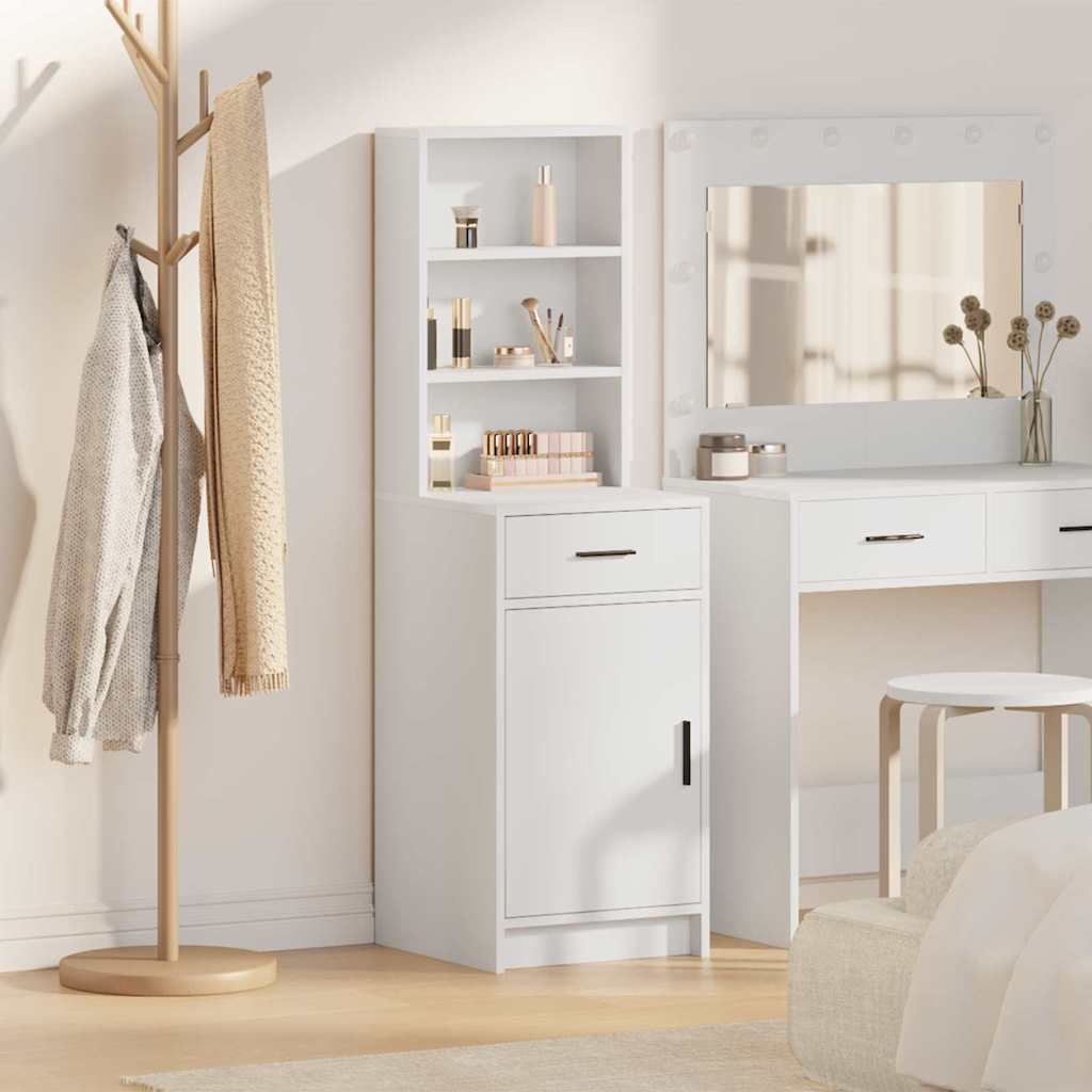 Highboard Hvid 41 x 40 x 135 cm Konstrueret træ
