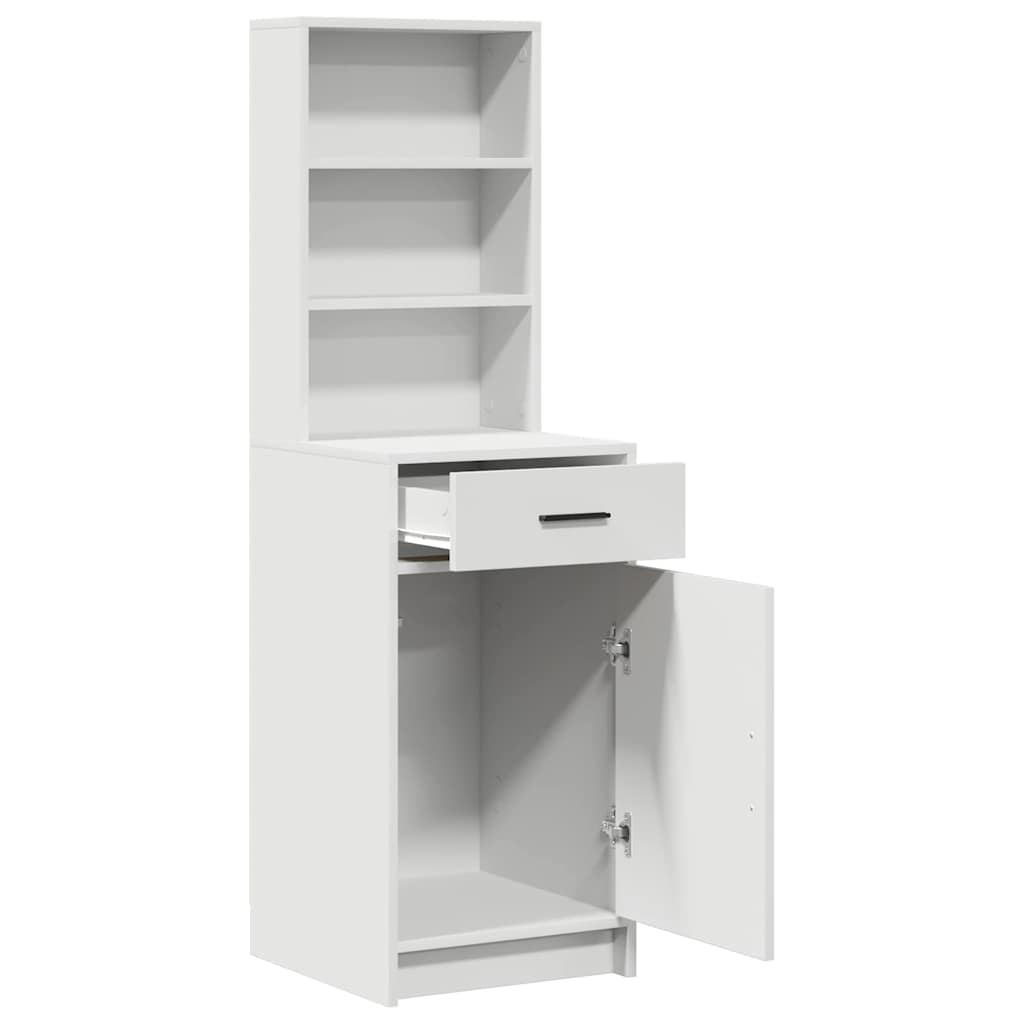 Highboard Hvid 41 x 40 x 135 cm Konstrueret træ