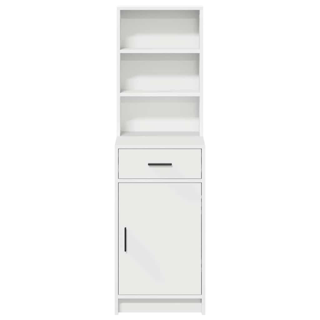 Highboard Hvid 41 x 40 x 135 cm Konstrueret træ