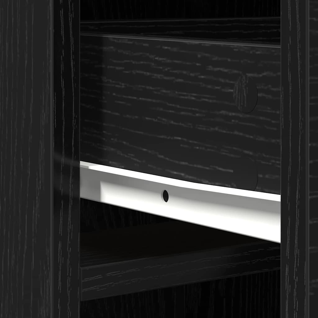 Highboard Sort eg 41 x 40 x 135 cm Konstrueret træ